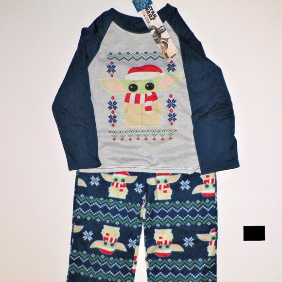 Star Wars YODA Christmas Pajama Set Boys - Picture 6 of 12
